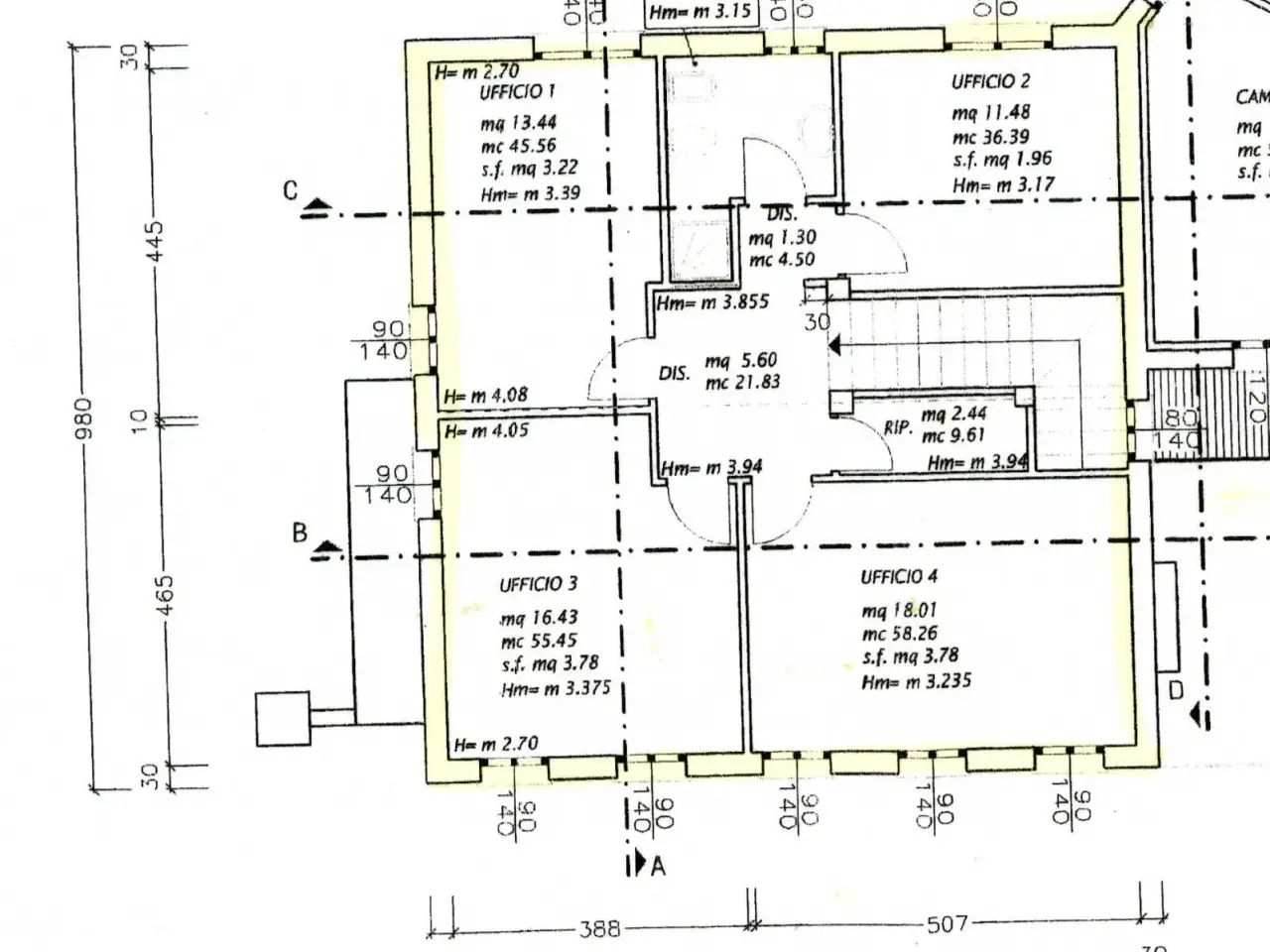 Ufficio in , Treviso, {3} - Planimetria 1