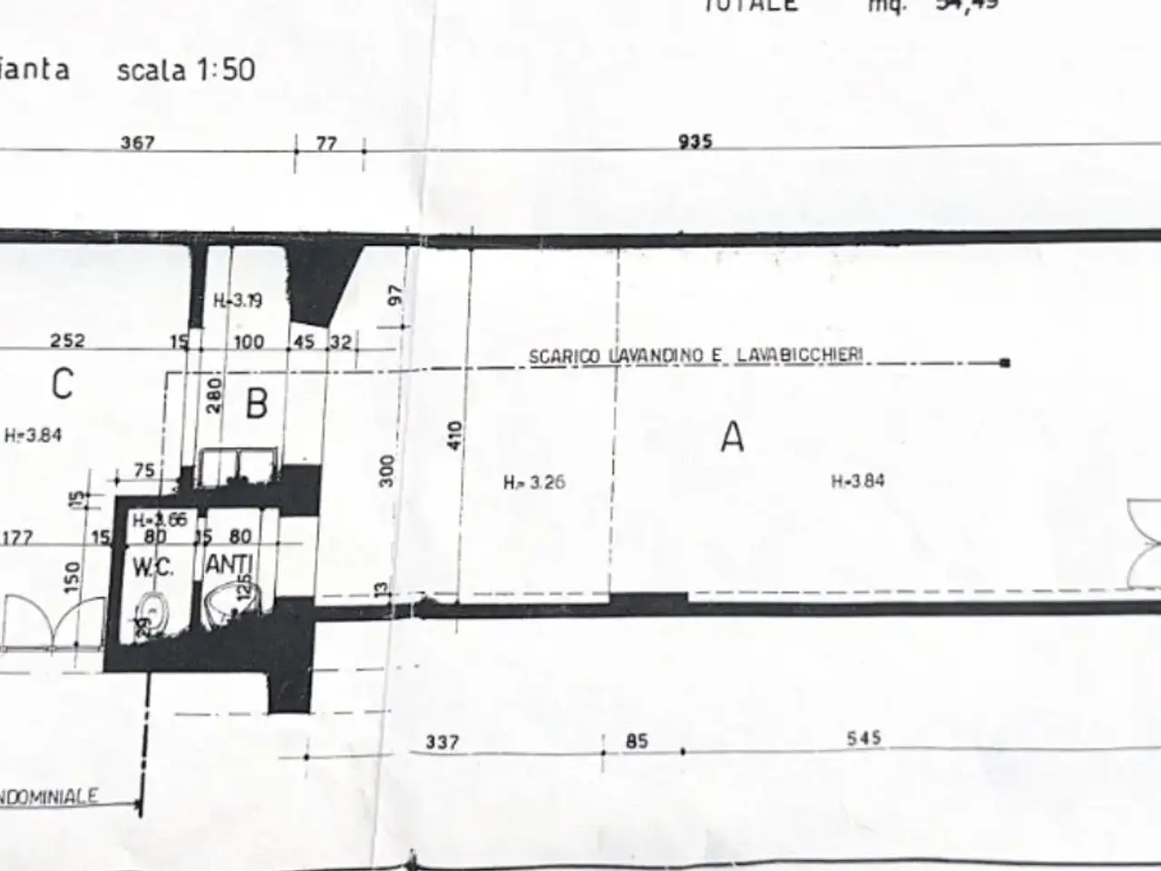 Negozio in Via Piave 78, Venezia, {3} - Planimetria 1