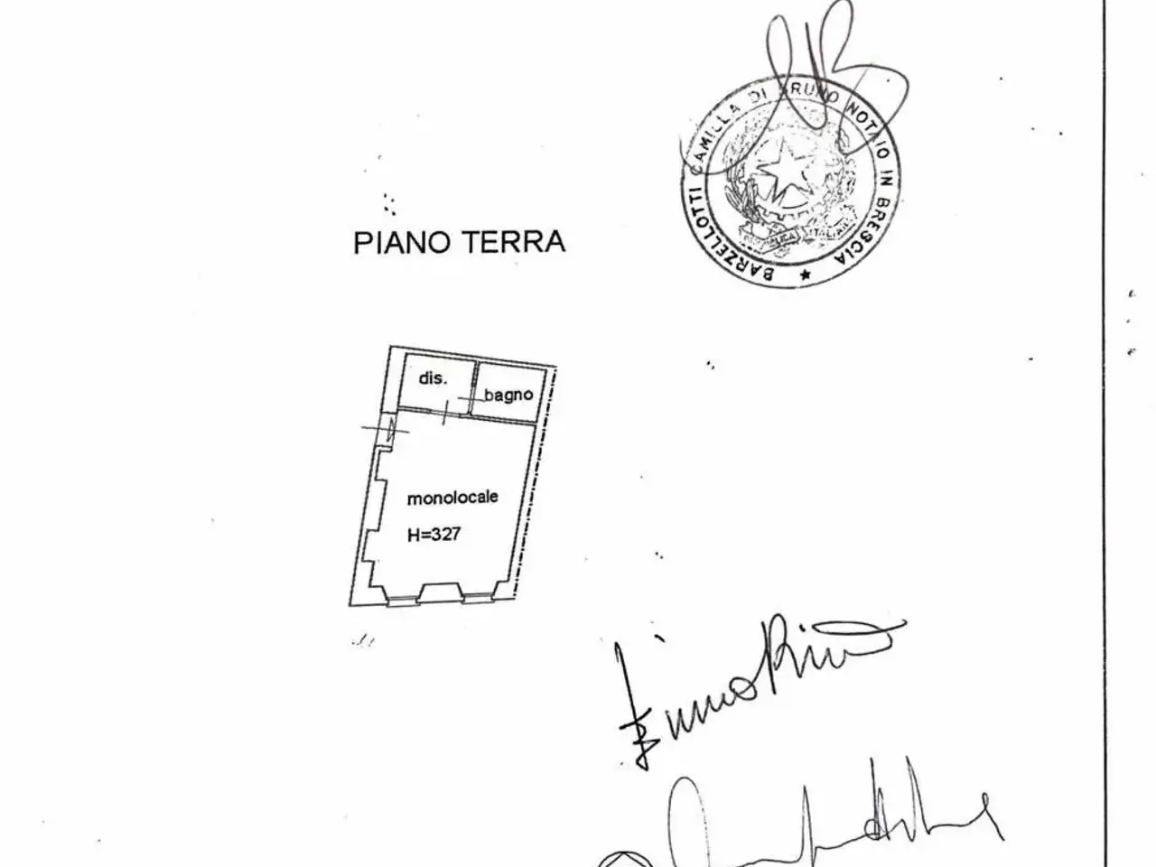 Monolocale in vendita, Via Moretto, Brescia - Planimetria 1