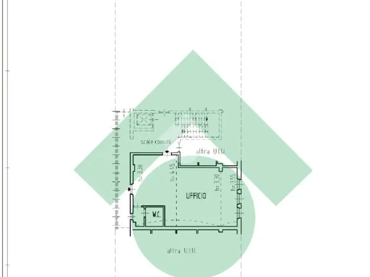Ufficio in Località Grand Chemin, Saint Christophe, {3} - Planimetria 1