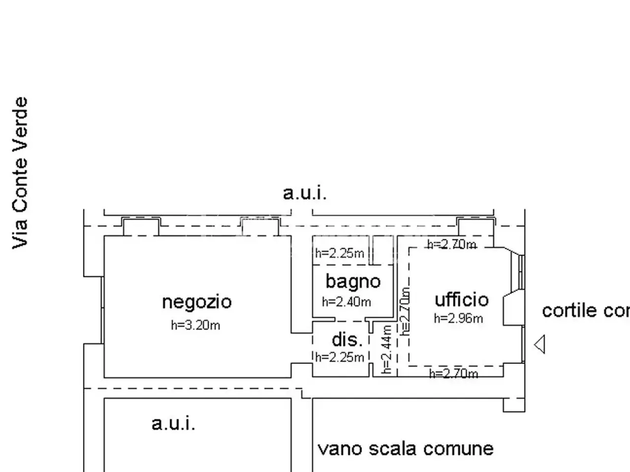 Negozio in Via Legnone, Milano, {3} - Planimetria 1