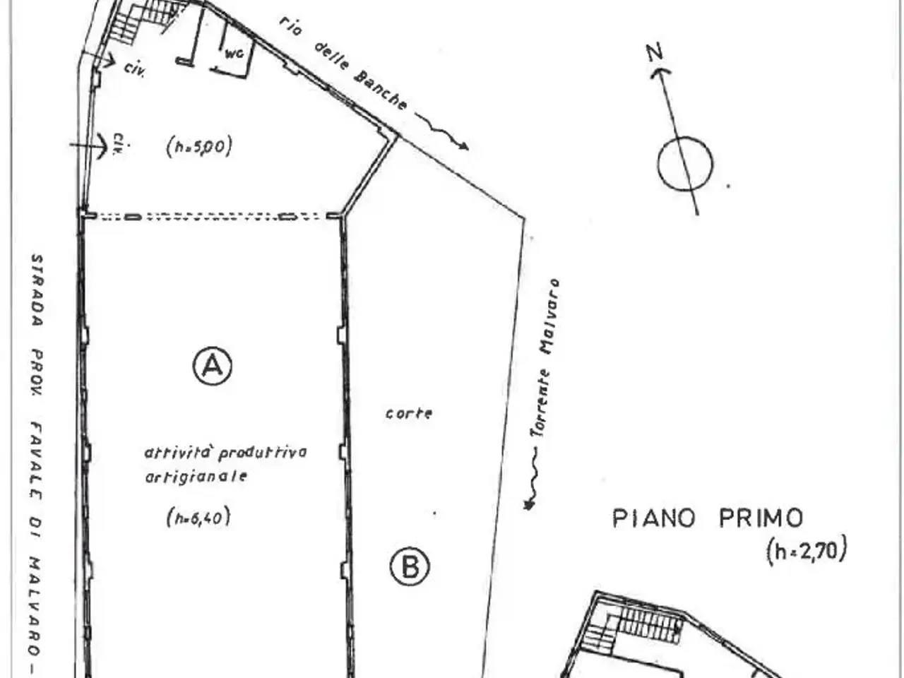 Capannone in Via Lamaneigra, Tribogna, {3} - Planimetria 1