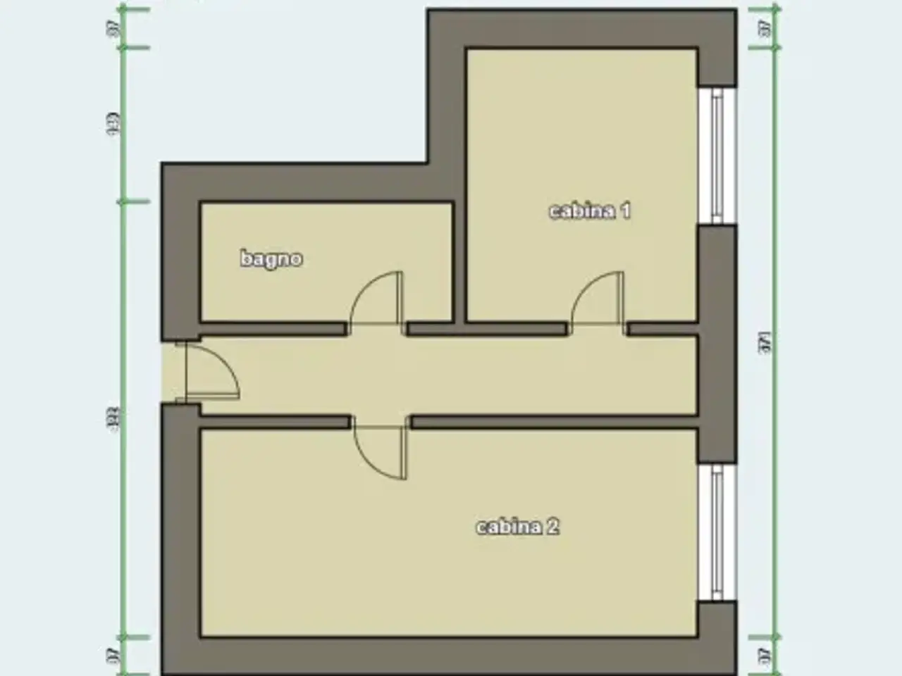 Centro estetico in Via Paullo 12, Milano, {3} - Planimetria 1
