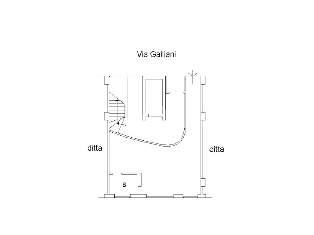 Negozio in Via Galliani 18, Foggia, {3} - Planimetria 1