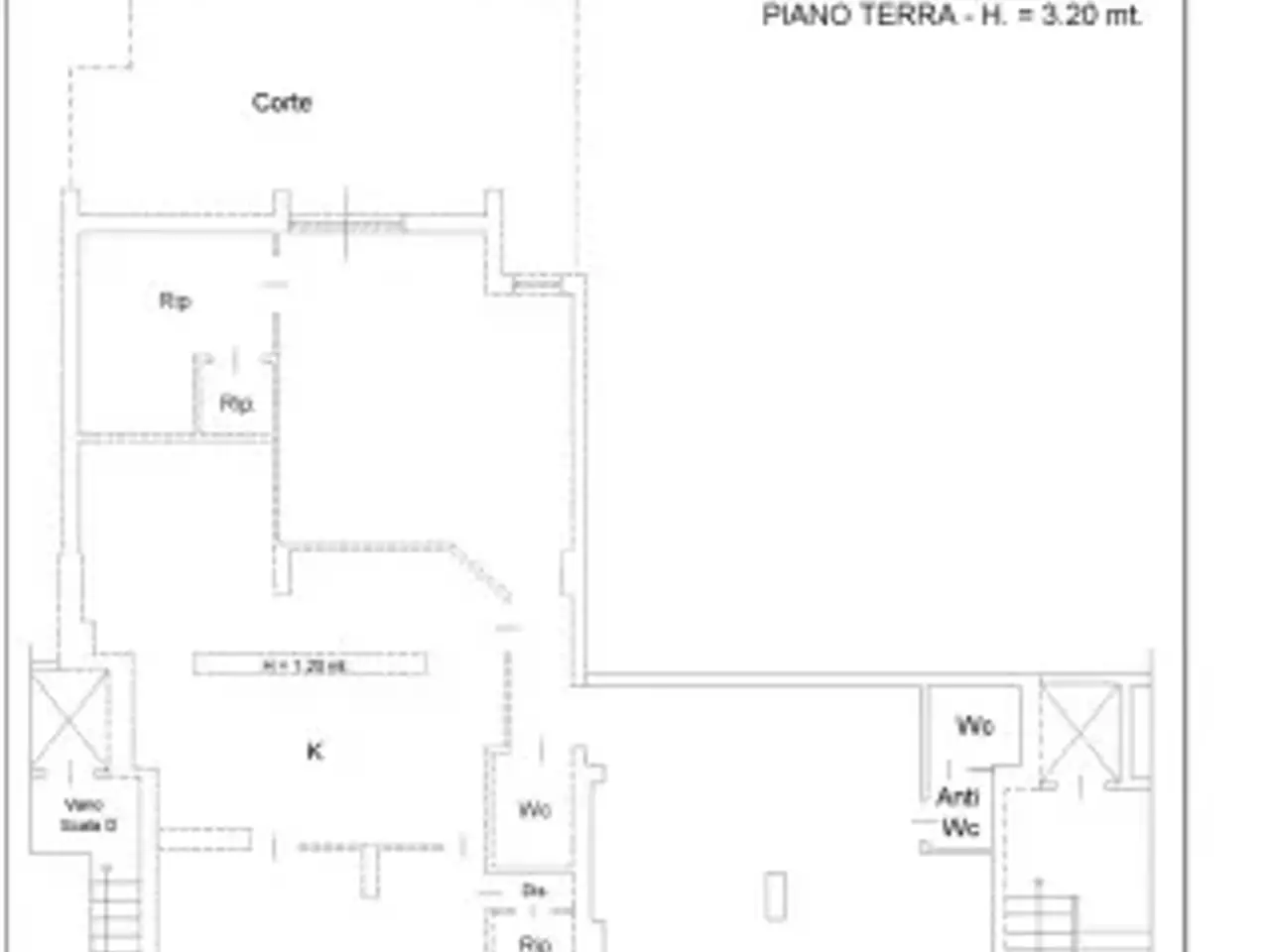Negozio in Piazza Gaspare Ambrosini 47, Roma, {3} - Planimetria 1