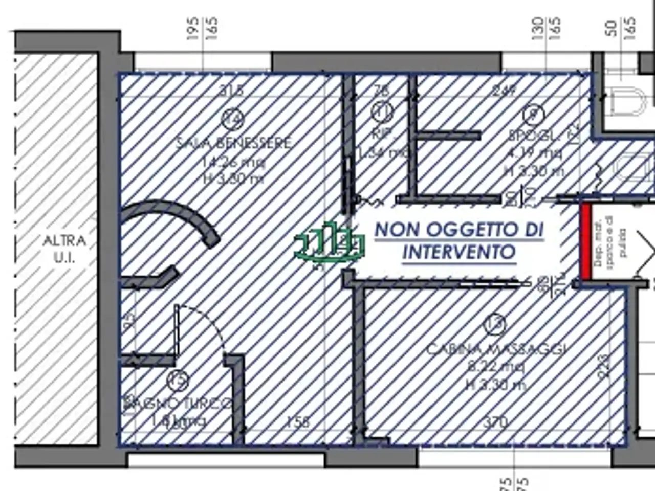 Ufficio in Piazza dei Martiri, Sasso Marconi, {3} - Planimetria 1