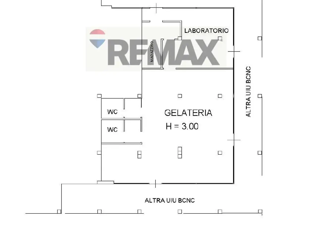Negozio in Guglielmo da Gattatico 3, Gattatico, {3} - Planimetria 1