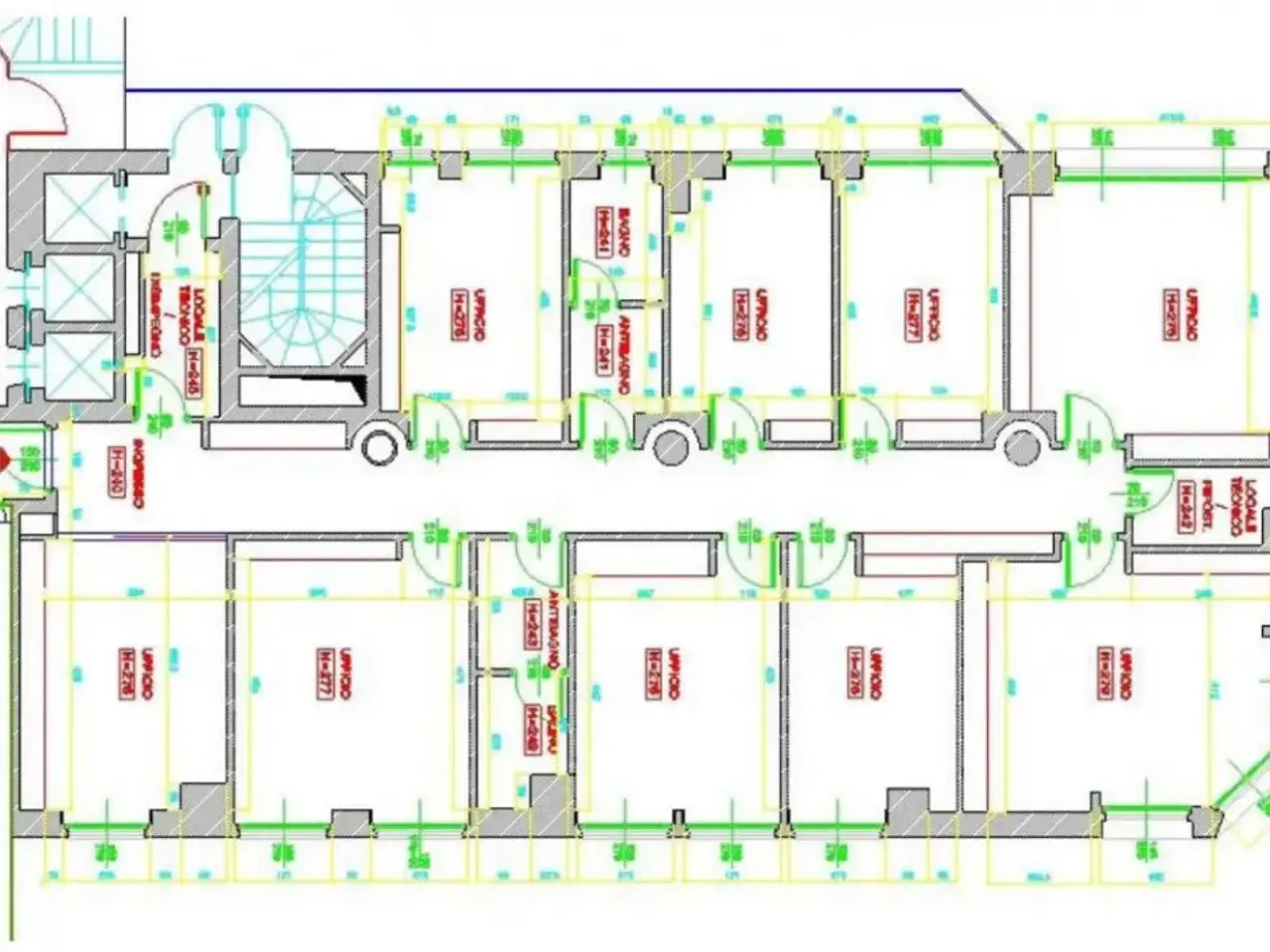 Ufficio in Via Senato, Milano, {3} - Planimetria 1