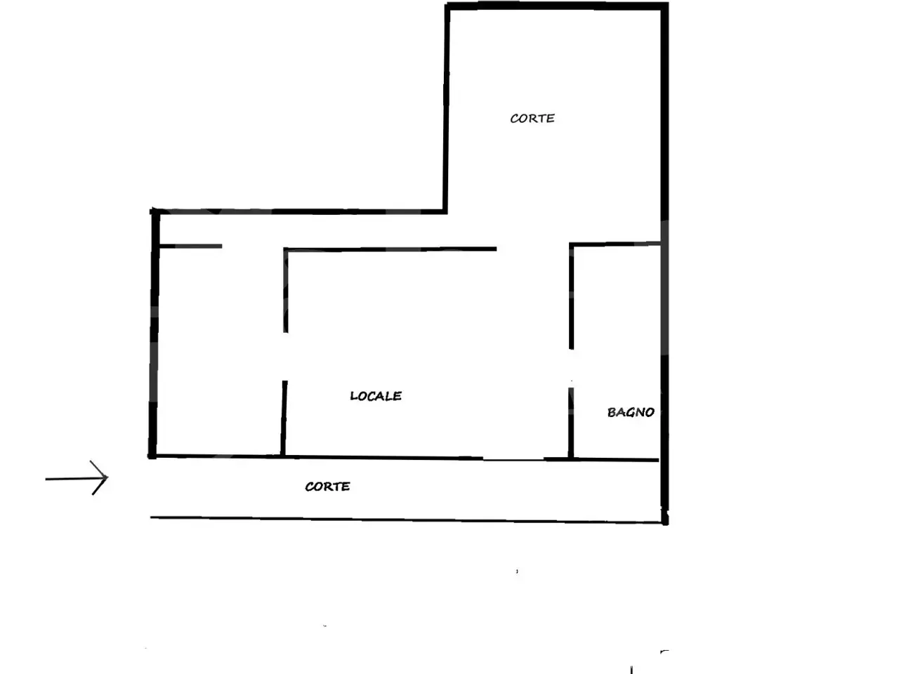 Magazzino in Via Atratina 99, Gaeta, {3} - Planimetria 1