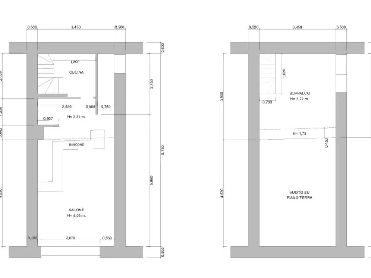 Negozio in Via IV Novembre, Brescia, {3} - Planimetria 1