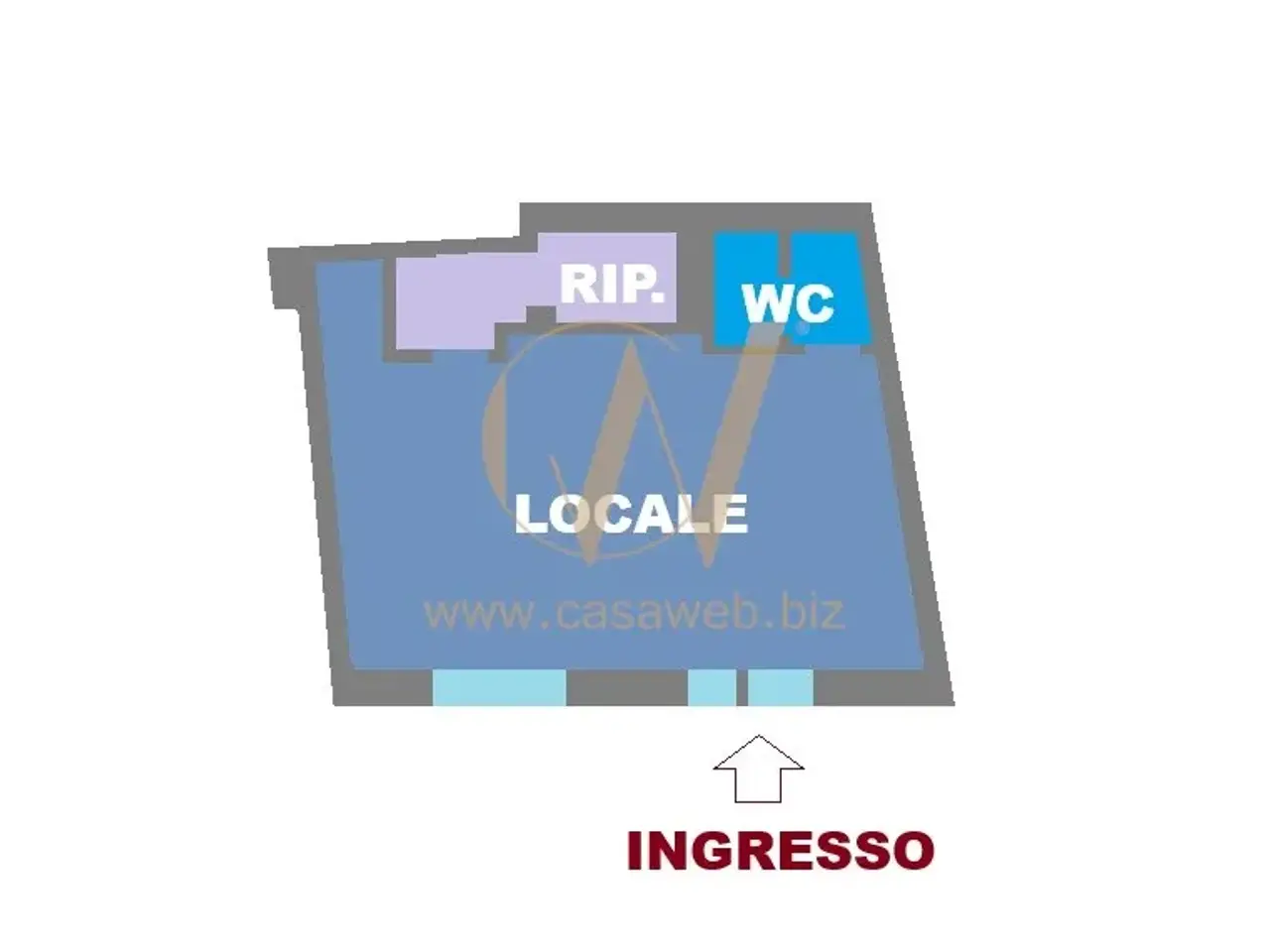 Negozio in Via Duomo, Capua, {3} - Planimetria 1