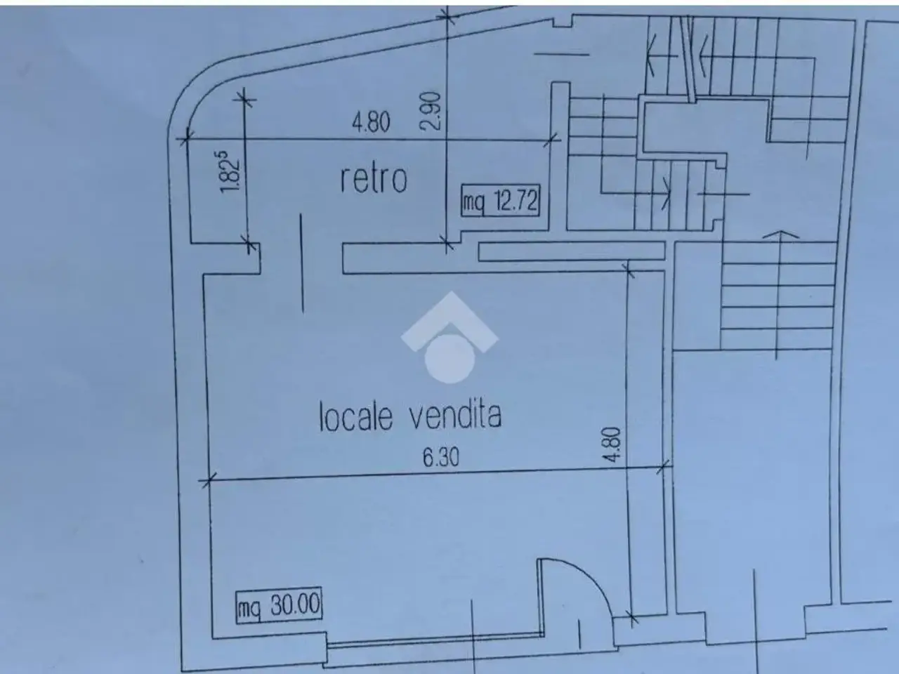 Negozio in Via Cavallotti 106, Novi Ligure, {3} - Planimetria 1