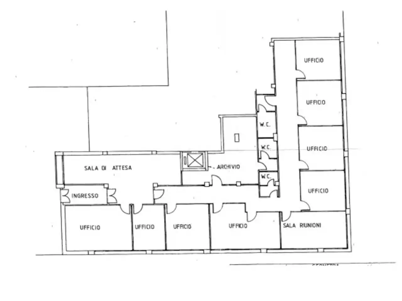 Ufficio in Via Campo di Marte, Perugia, {3} - Planimetria 1