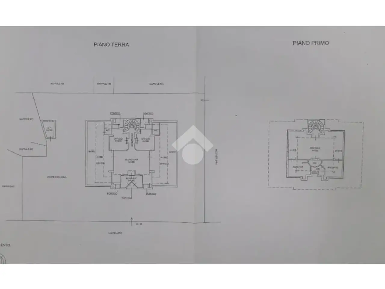 Ufficio in Via Palazzo 24, Montirone, {3} - Planimetria 1