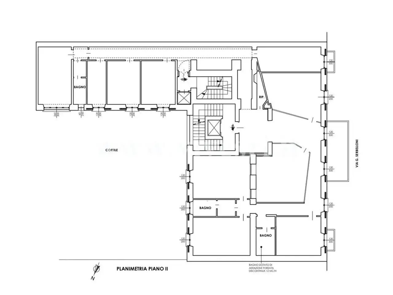 Ufficio in , Milano, {3} - Planimetria 1