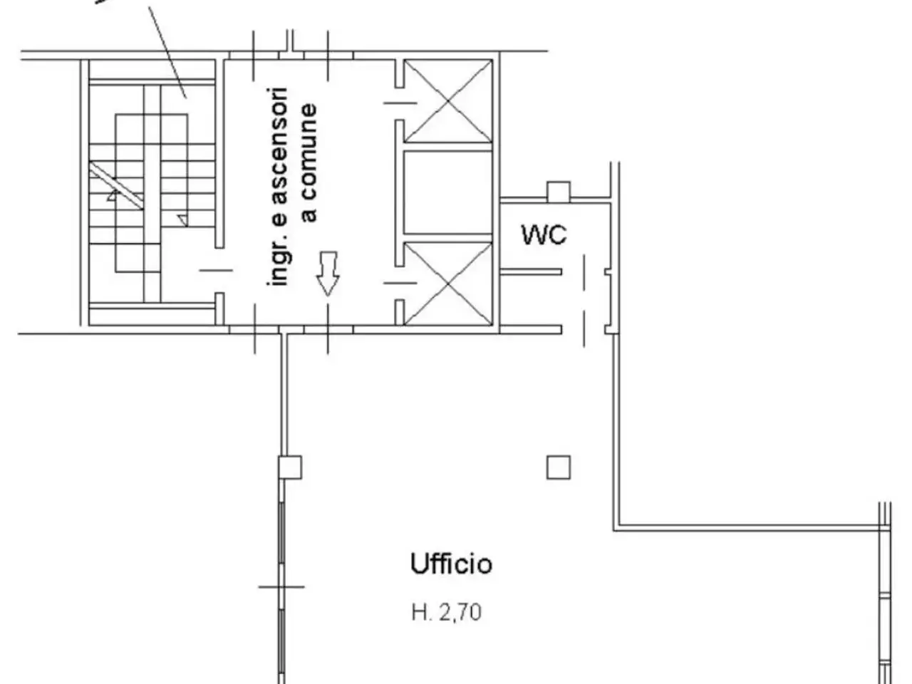 Studio in affitto, Via Fiorentina Traversa, Prato - Planimetria 1