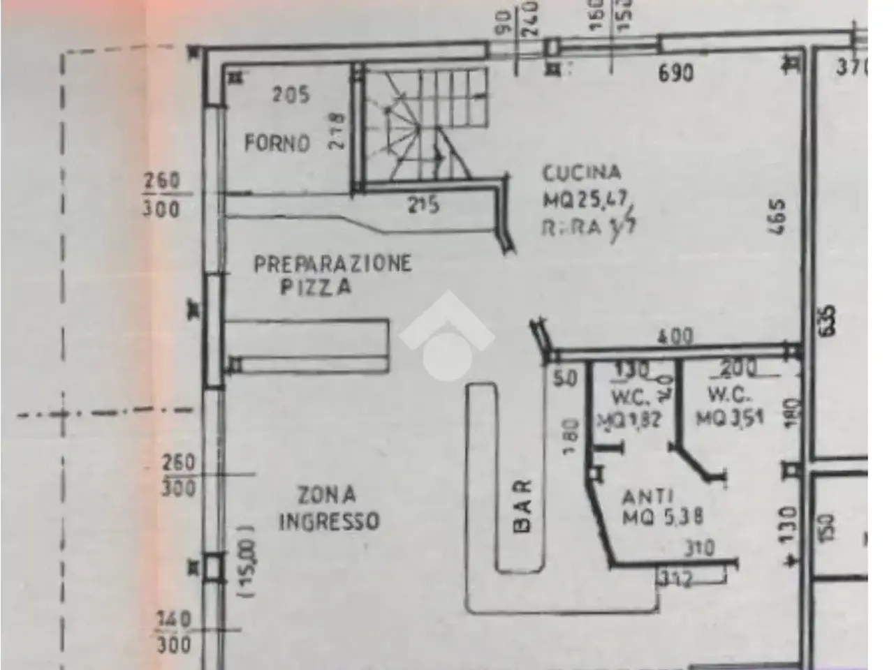 Negozio in Via Flavio Biondo 35, Savignano Sul Rubicone, {3} - Planimetria 1