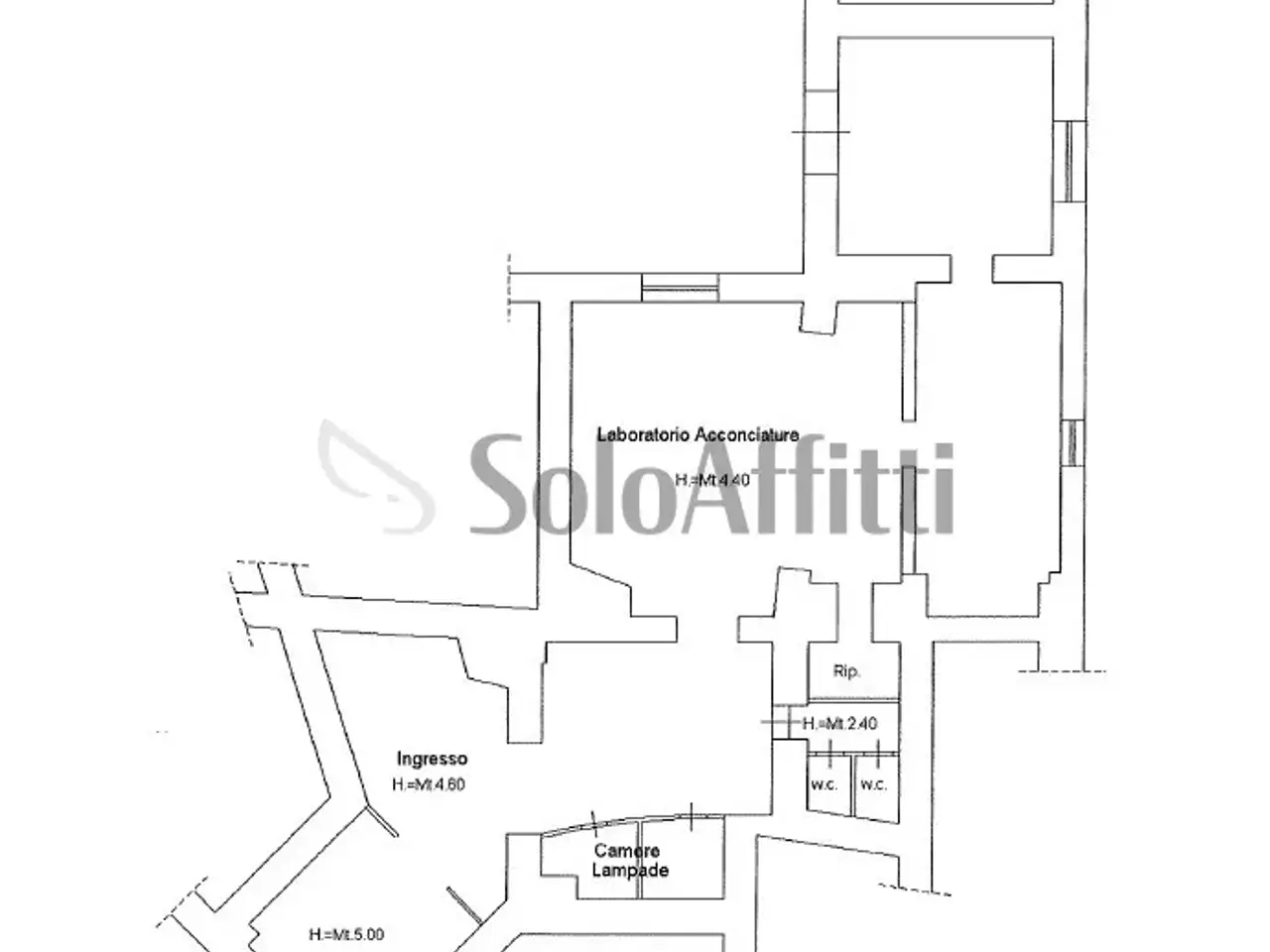 Negozio in Via XX Settembre 13, San Nicola La Strada, {3} - Planimetria 1