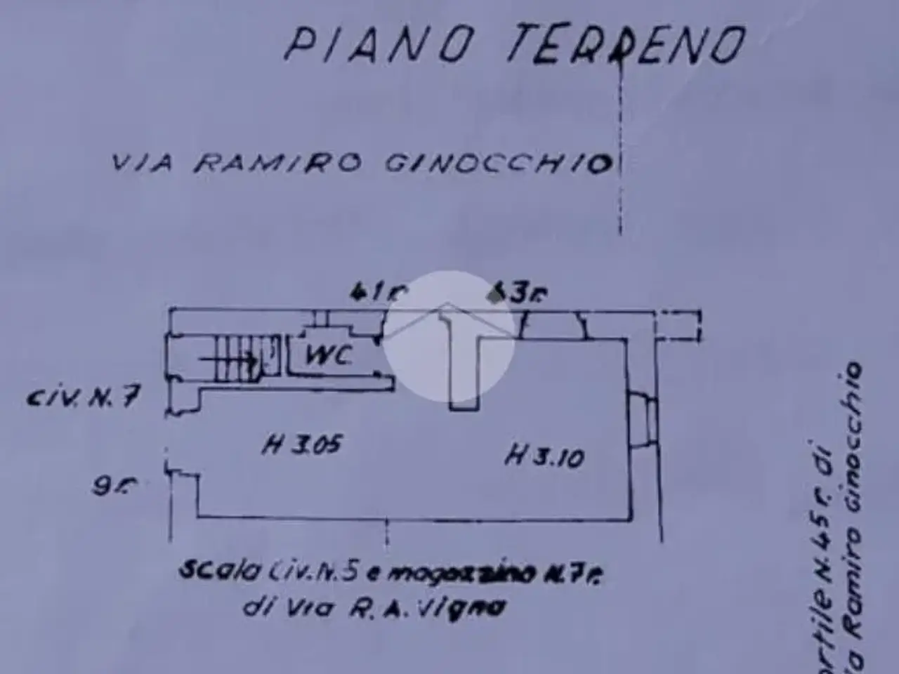 Negozio in Via Ramiro Ginocchio, Genova, {3} - Planimetria 1