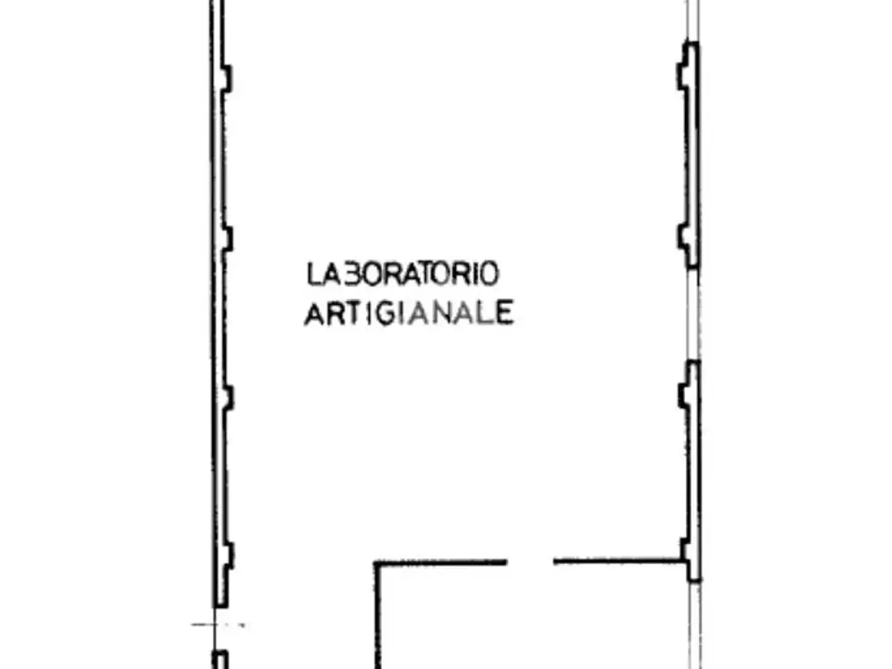 Laboratorio in Via Dante Alighieri 227, Castagnaro, {3} - Planimetria 1