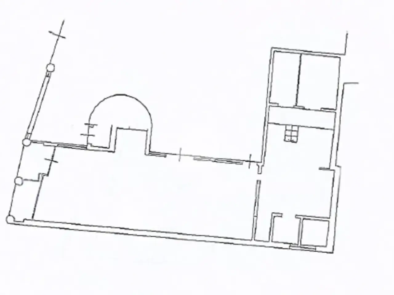 Ufficio in Via Roma 1, Antegnate, {3} - Planimetria 1