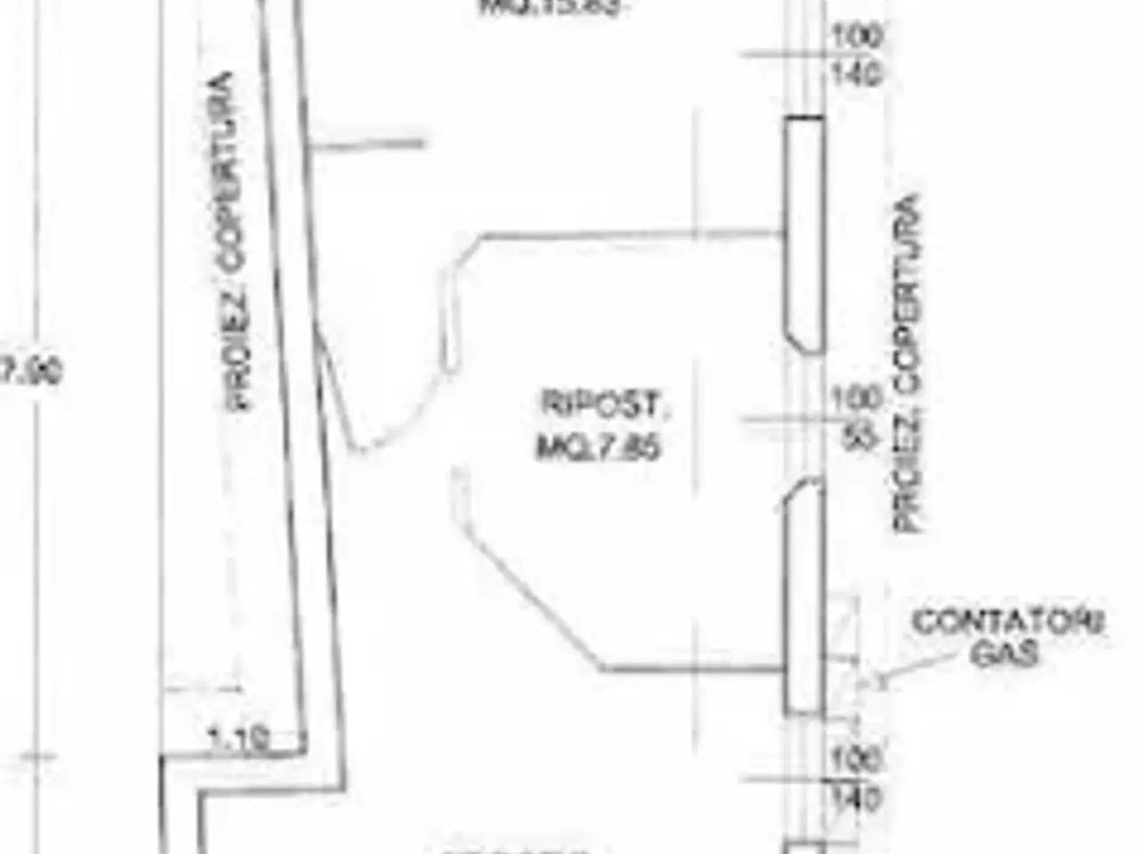 Negozio in Corso Fratelli Cervi, Riccione, {3} - Planimetria 1