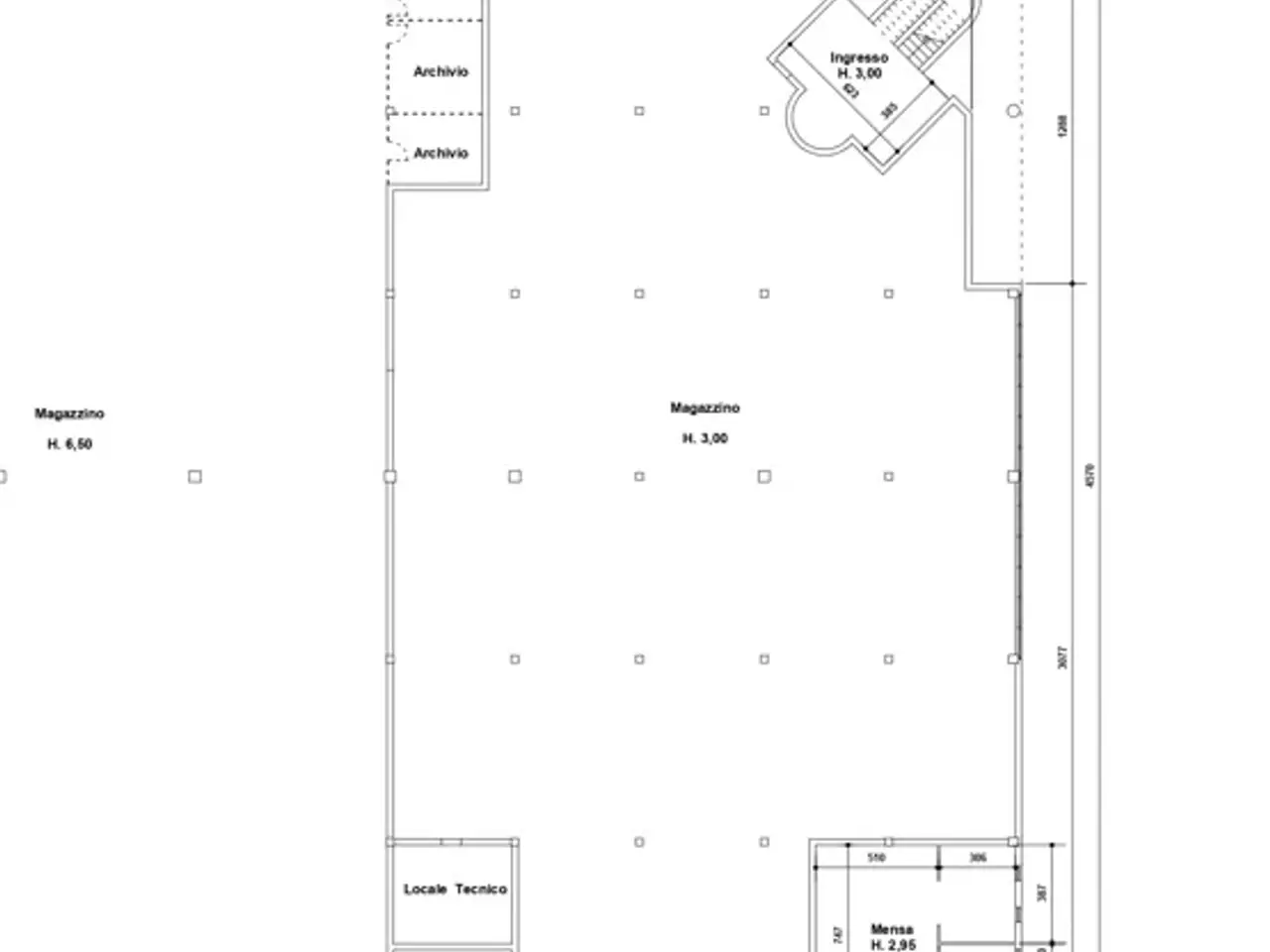 Capannone in delle Piastre, Capannori, {3} - Planimetria 1