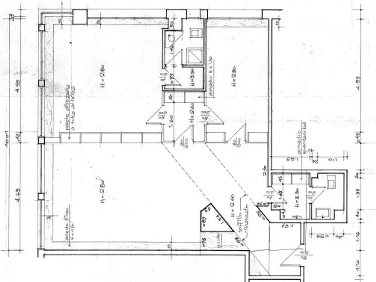 Ufficio in Via Guglielmo Oberdan 28, Pordenone, {3} - Planimetria 1