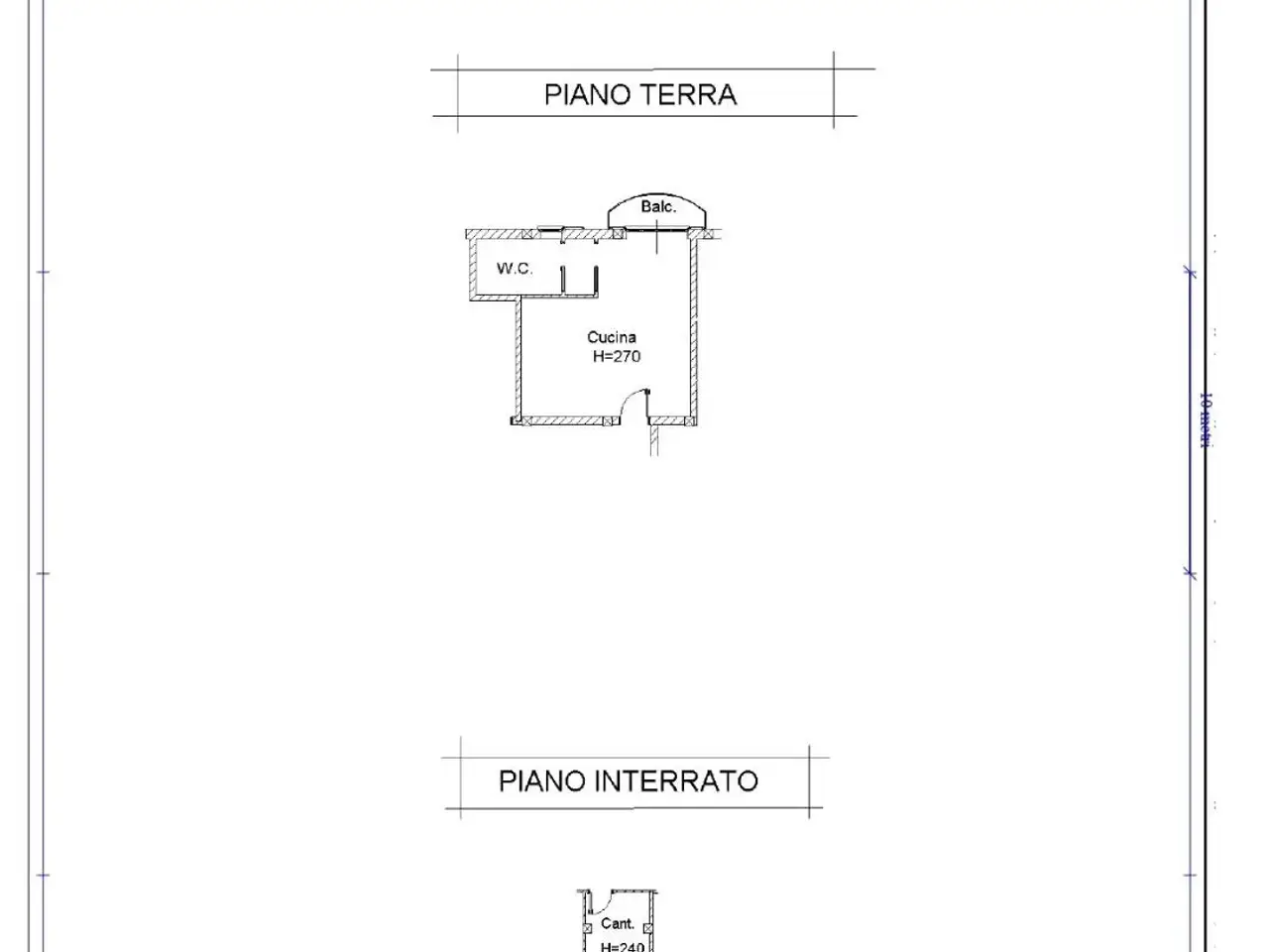 Monolocale in vendita, Via G. Cazzani 24, Certosa di Pavia - Planimetria 1