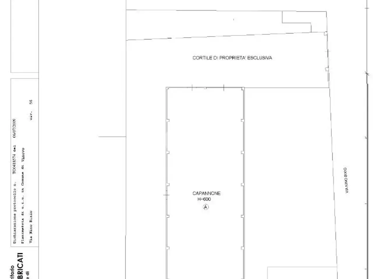 Capannone in Via Vernea 000, Nichelino, {3} - Planimetria 1