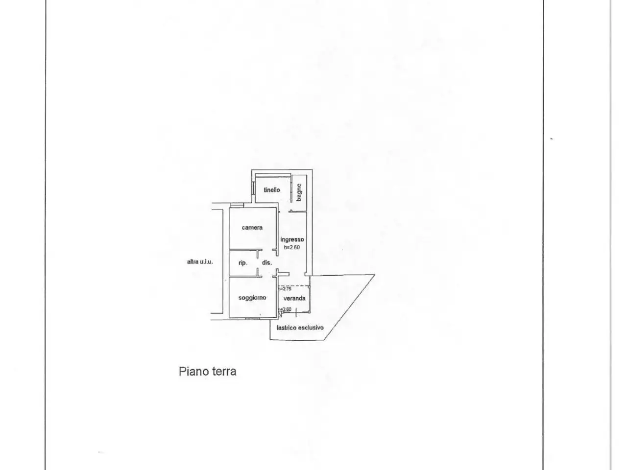 Casa indipendente in vendita, Via Nazionale, Lizzano in Belvedere - Planimetria 1