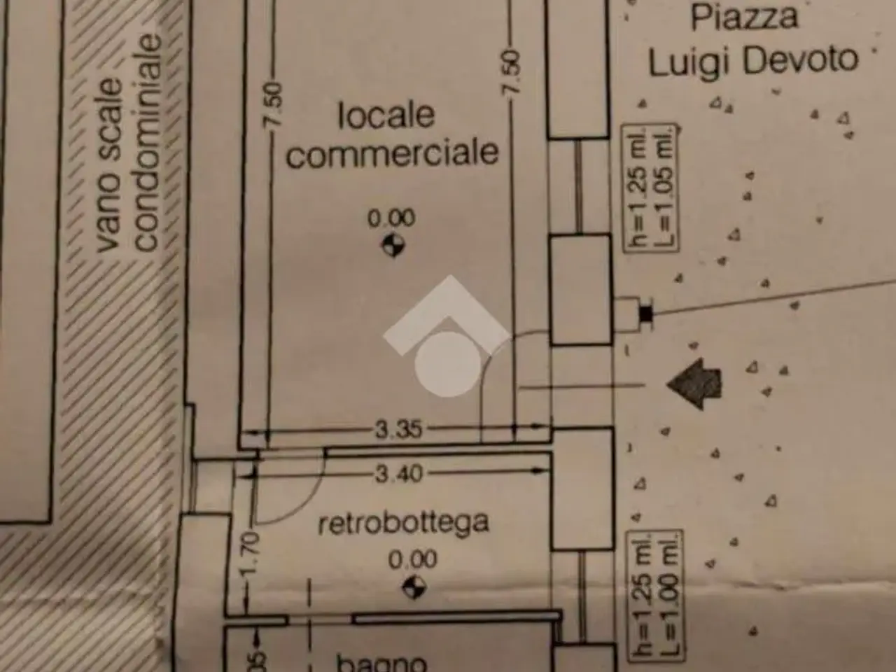 Negozio in Via Angelo Grilli, Borzonasca, {3} - Planimetria 1