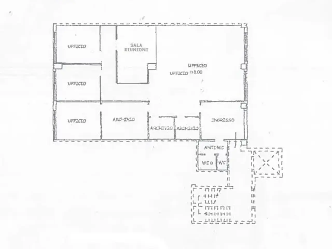 Ufficio in , Montecosaro, {3} - Planimetria 1