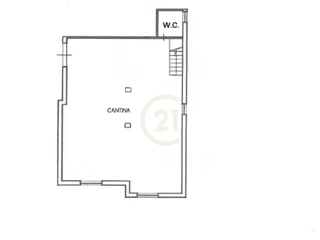 Magazzino in Via Cervo 9/B, Acireale, {3} - Planimetria 1