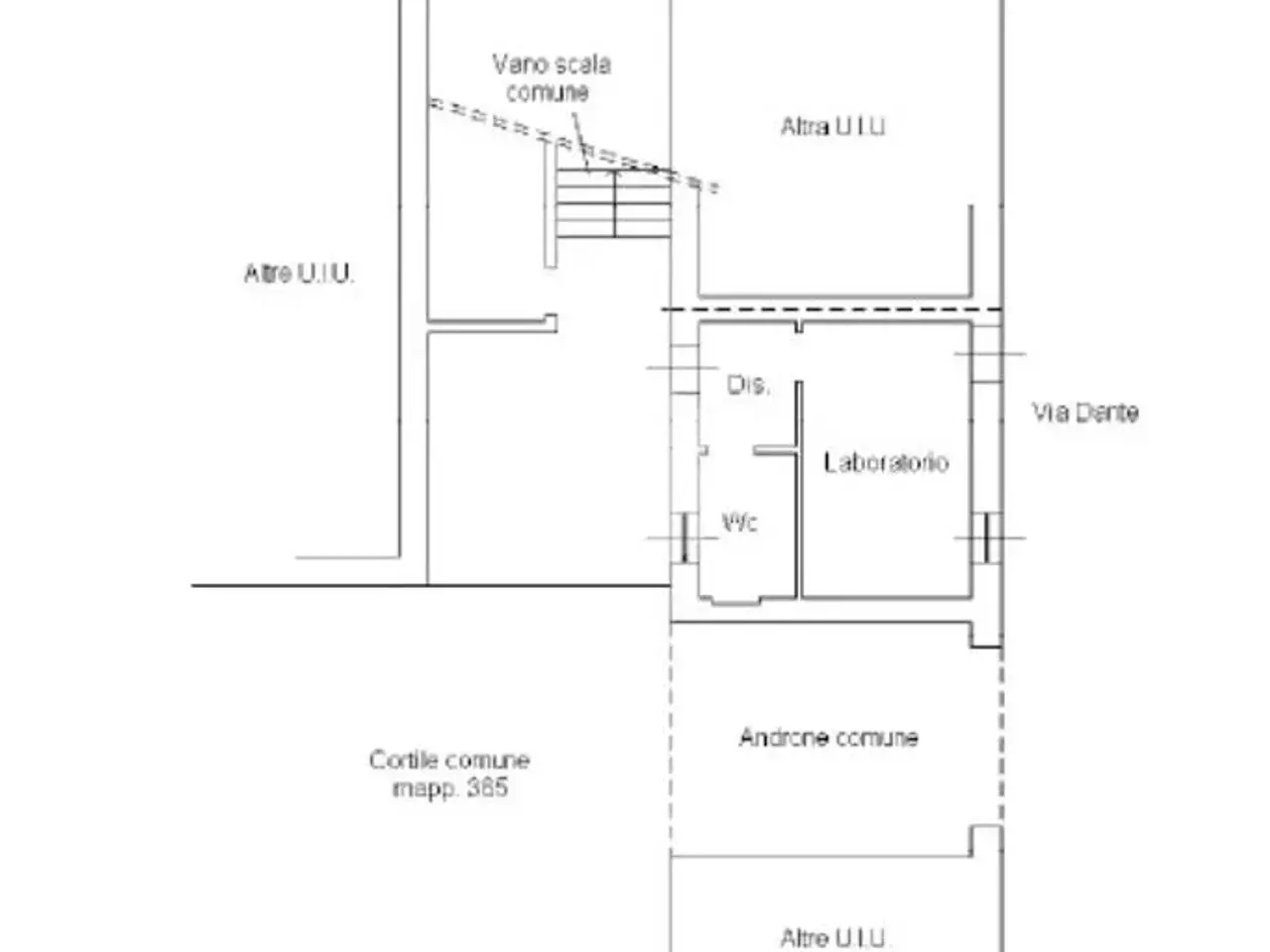 Laboratorio in Via Dante Alighieri 44, Robecco Sul Naviglio, {3} - Planimetria 1