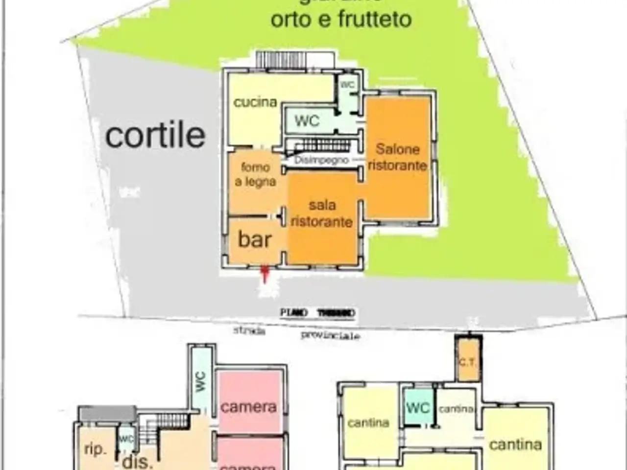 Pizzeria in Via Begoglio 34, Santa Maria Della Versa, {3} - Planimetria 1