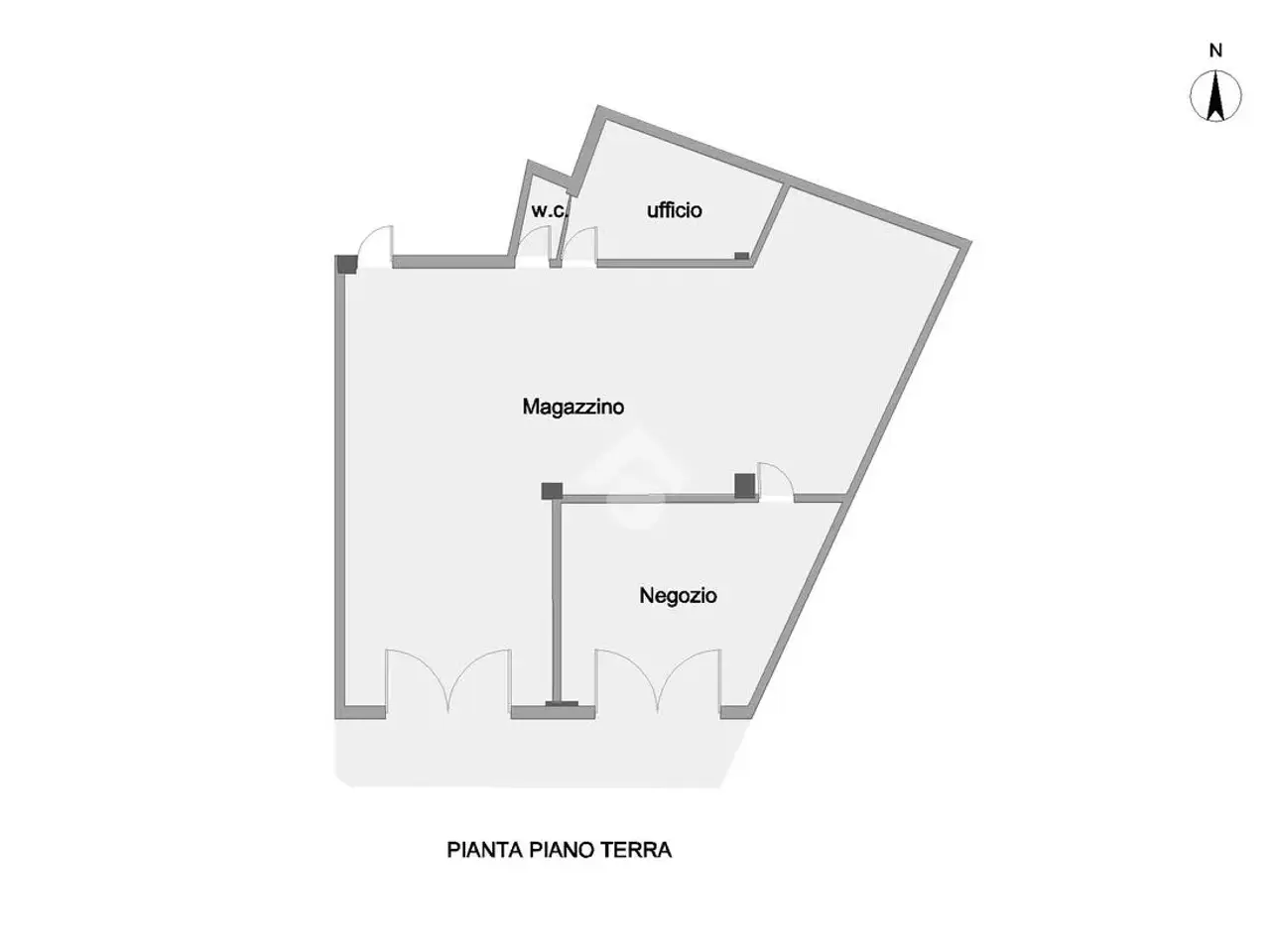 Negozio in Via Fonte a Collina 434, Campli, {3} - Planimetria 1