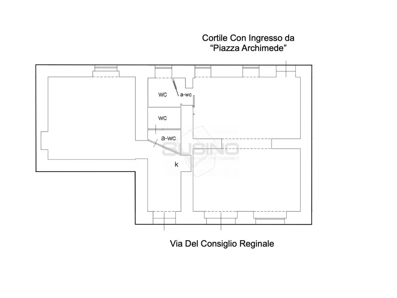 Negozio in Via del Consiglio Reginale 24, Siracusa, {3} - Planimetria 1