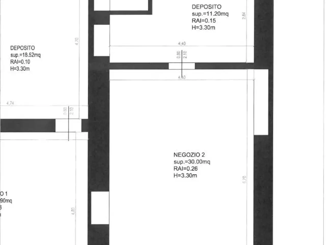 Ufficio in Via Garibaldi 32, Passirano, {3} - Planimetria 1