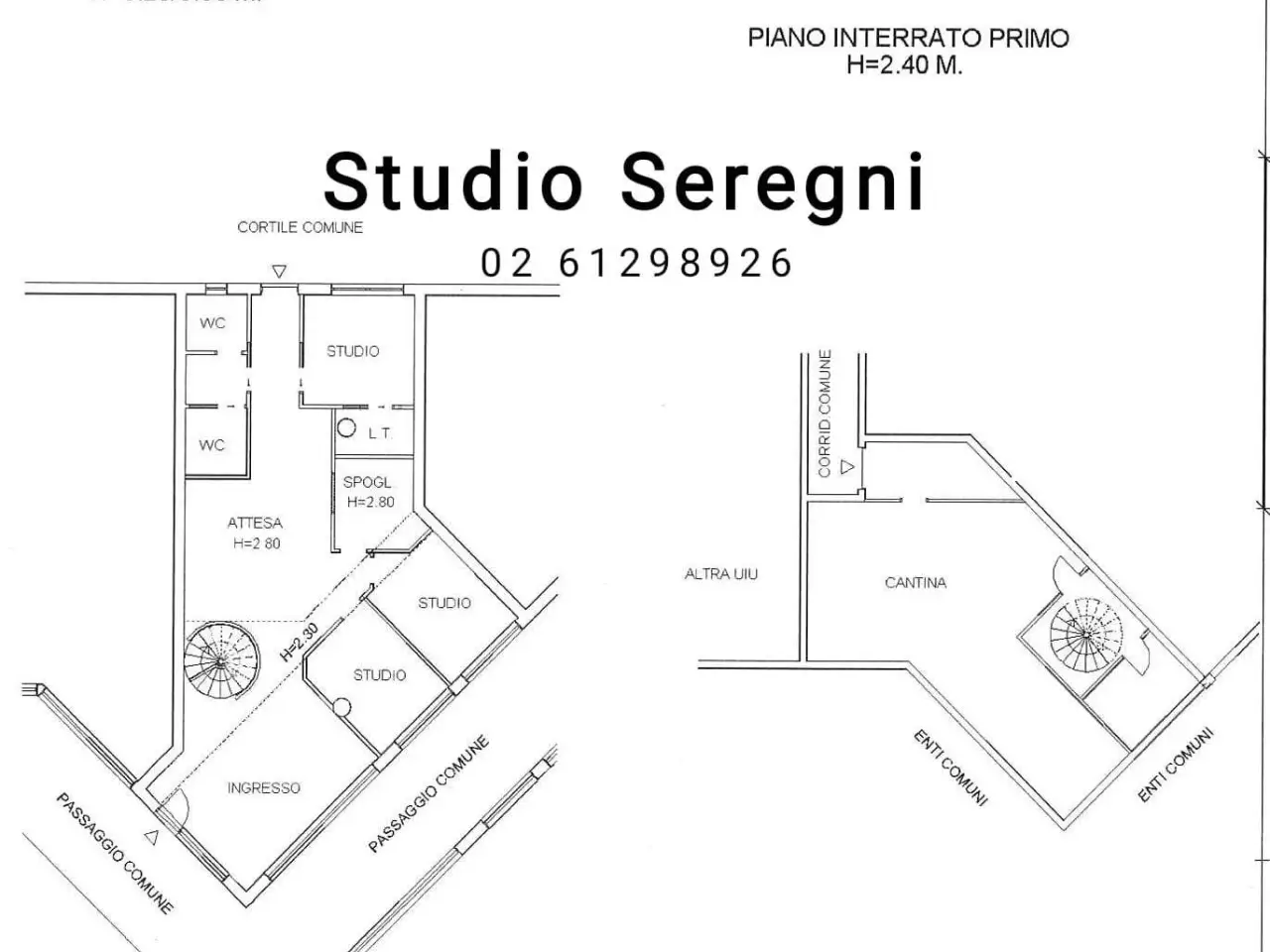 Negozio in Via Filippo Brunelleschi 37, Cinisello Balsamo, {3} - Planimetria 1
