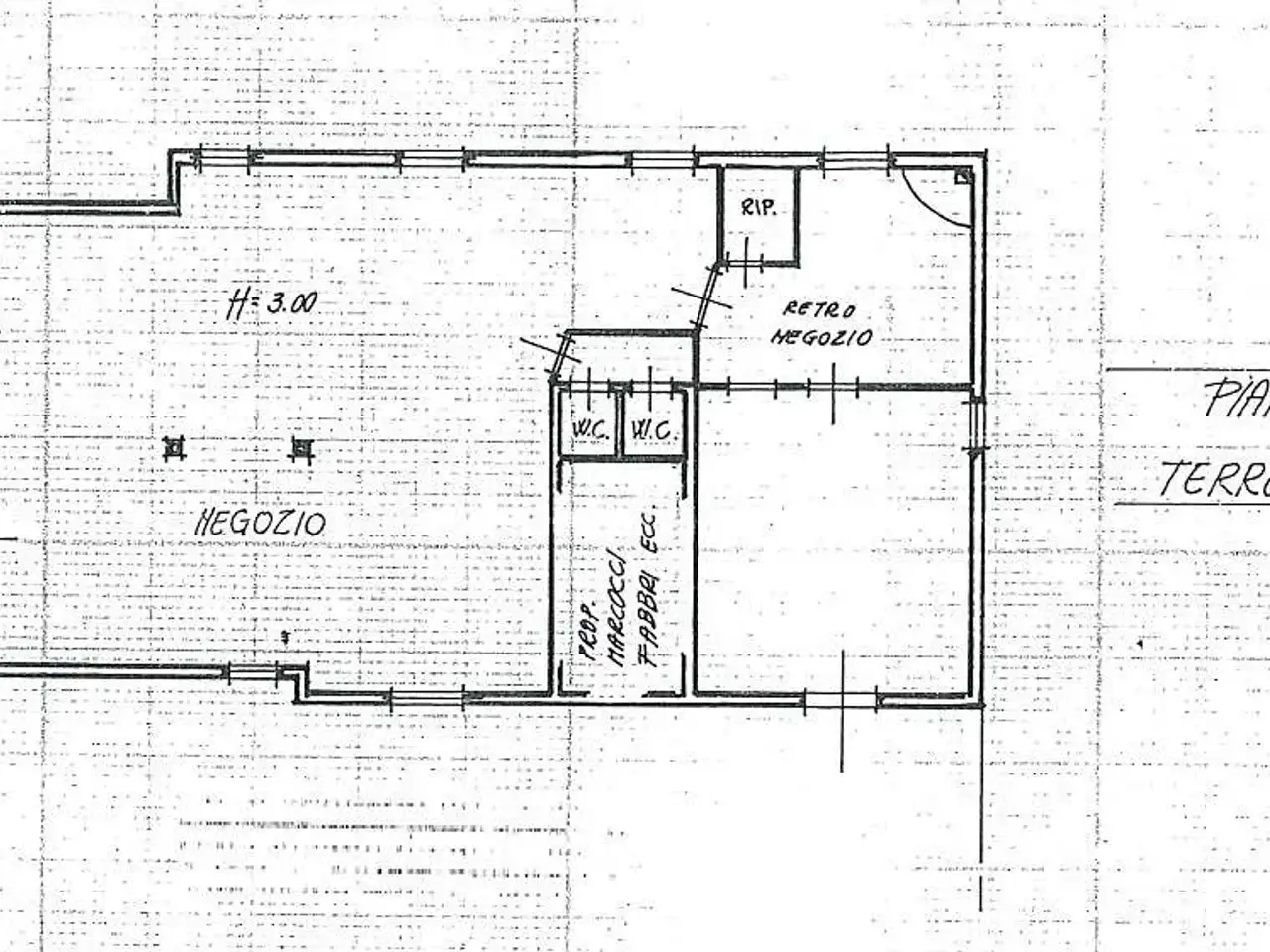 Negozio in Via Virginio, Montespertoli, {3} - Planimetria 1
