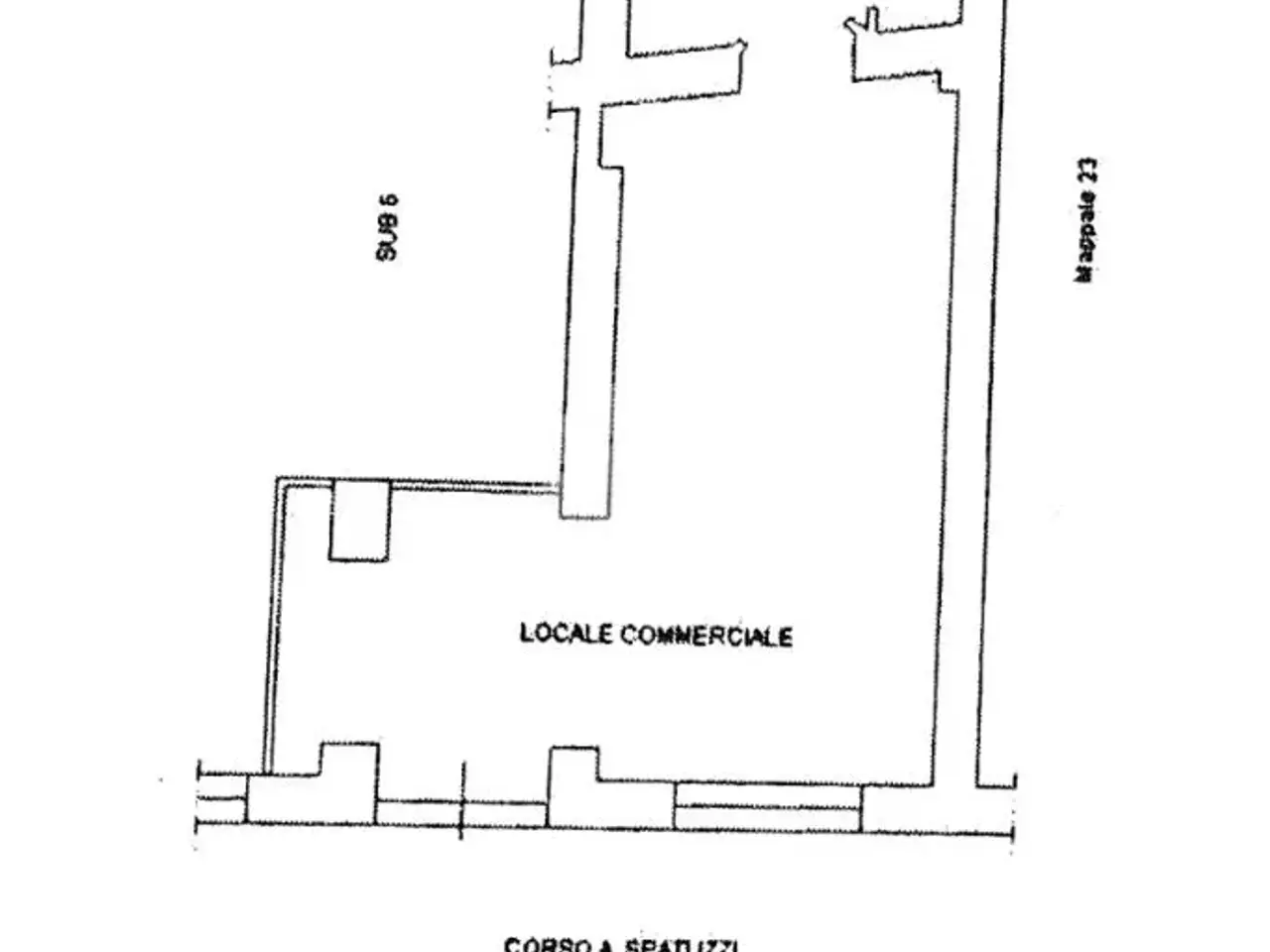 Negozio in Corso Achille Spatuzzi 42, San Giorgio A Liri, {3} - Planimetria 1