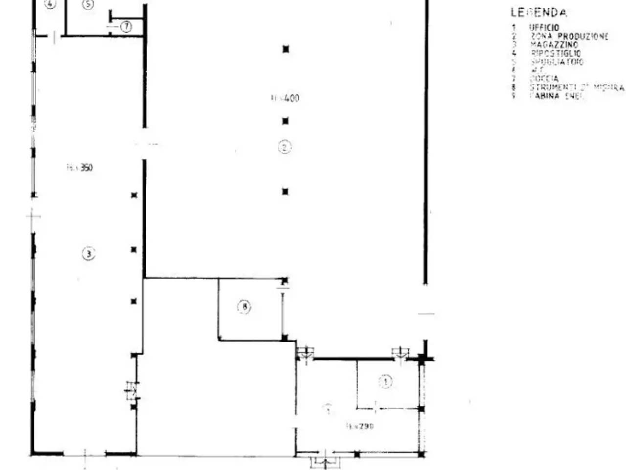 Capannone in Via Emilia Est 12, Rubiera, {3} - Planimetria 1