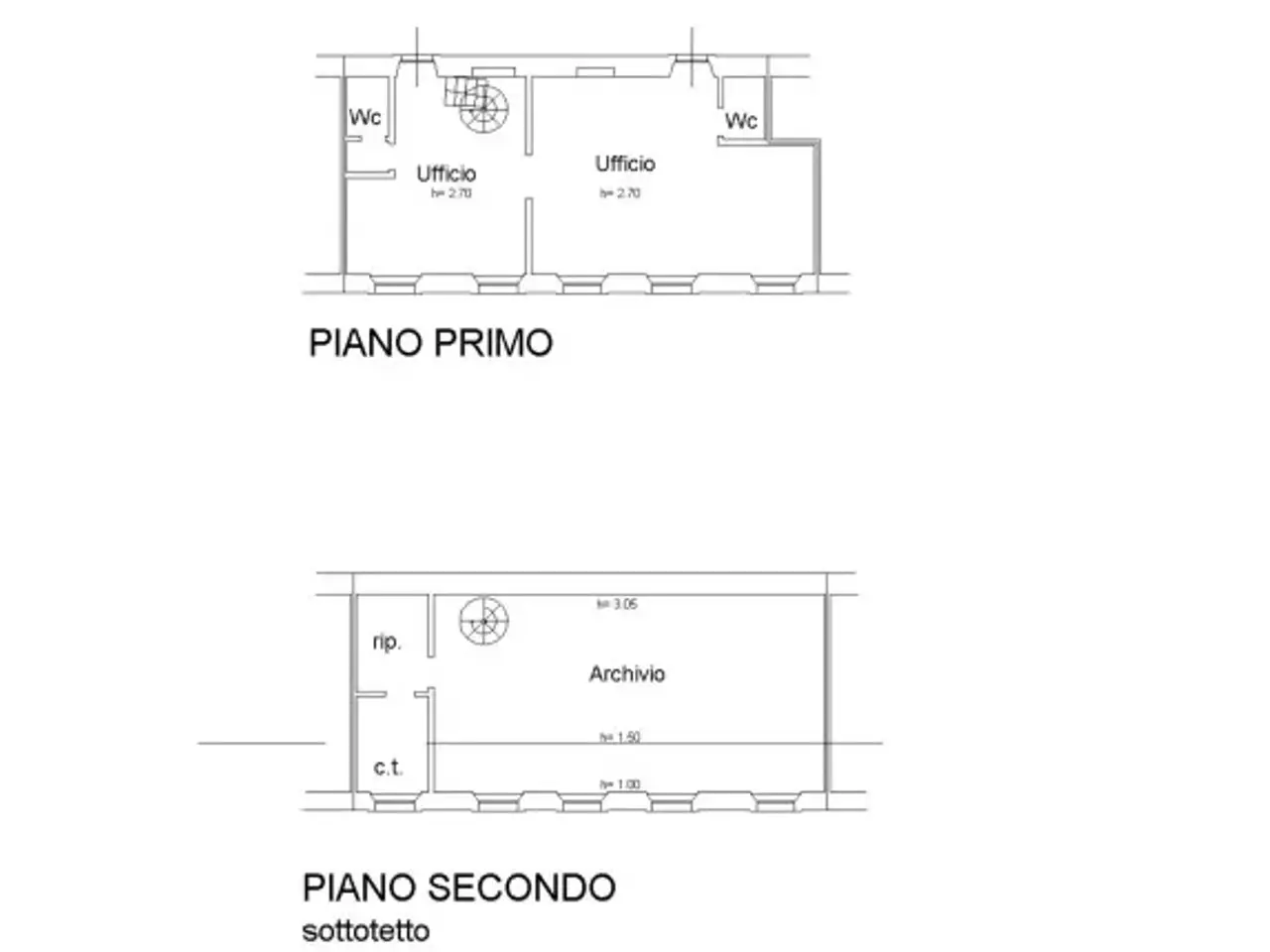 Ufficio in Via Arco d'Augusto 51, Fano, {3} - Planimetria 1