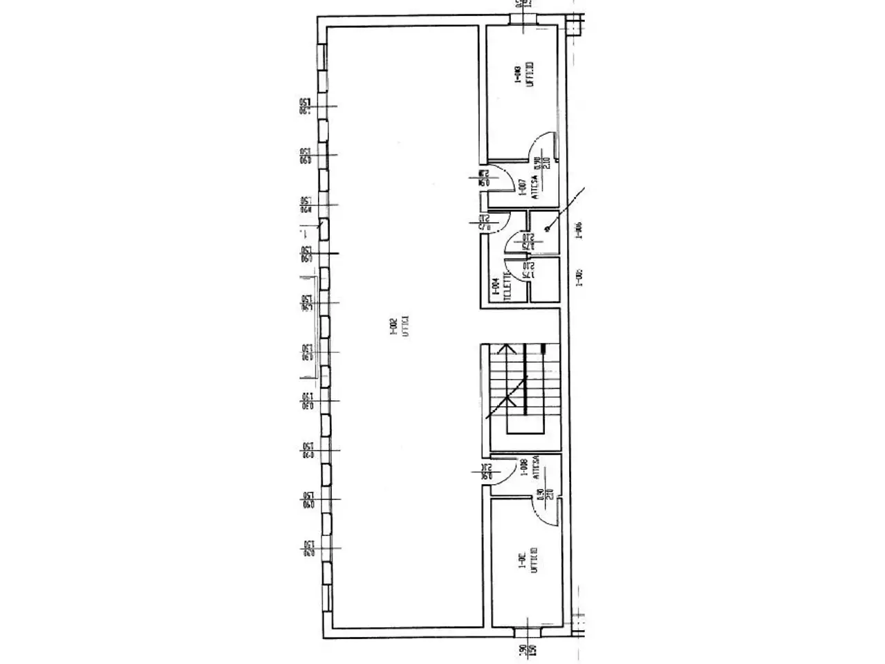 Ufficio in Via Galvani 10, Selvazzano Dentro, {3} - Planimetria 1