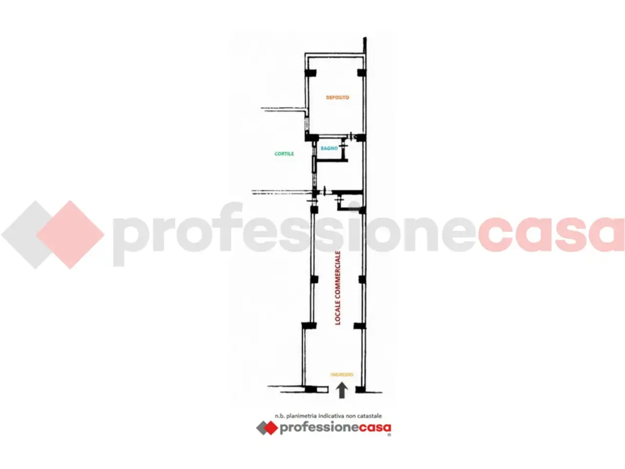 Negozio in Via Cesare Battisti  182, Taranto, {3} - Planimetria 1