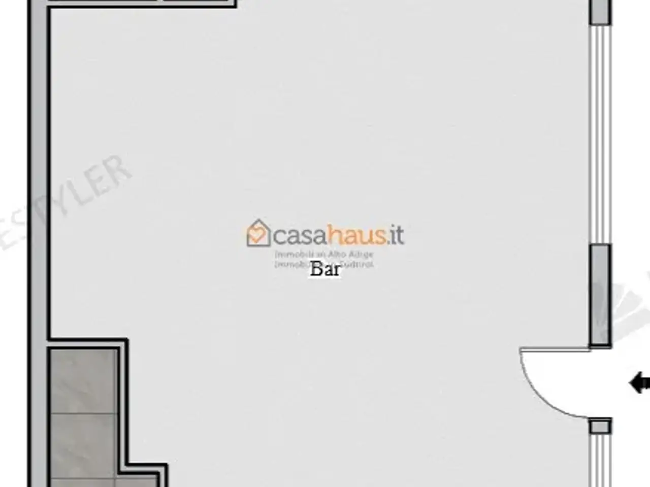 Negozio in , Bolzano, {3} - Planimetria 1