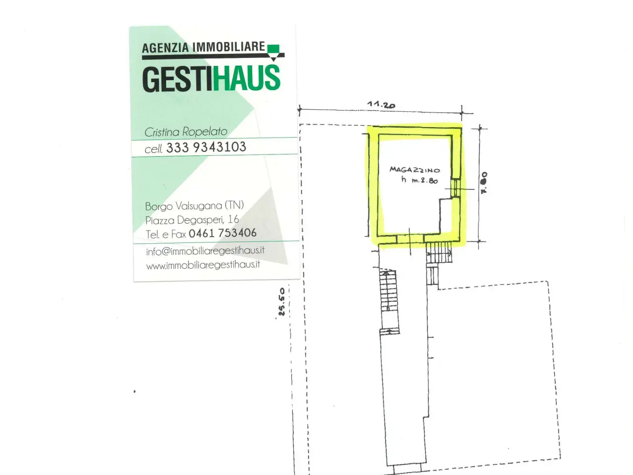 Negozio in Corso Ausugum 69, Borgo Valsugana, {3} - Planimetria 1