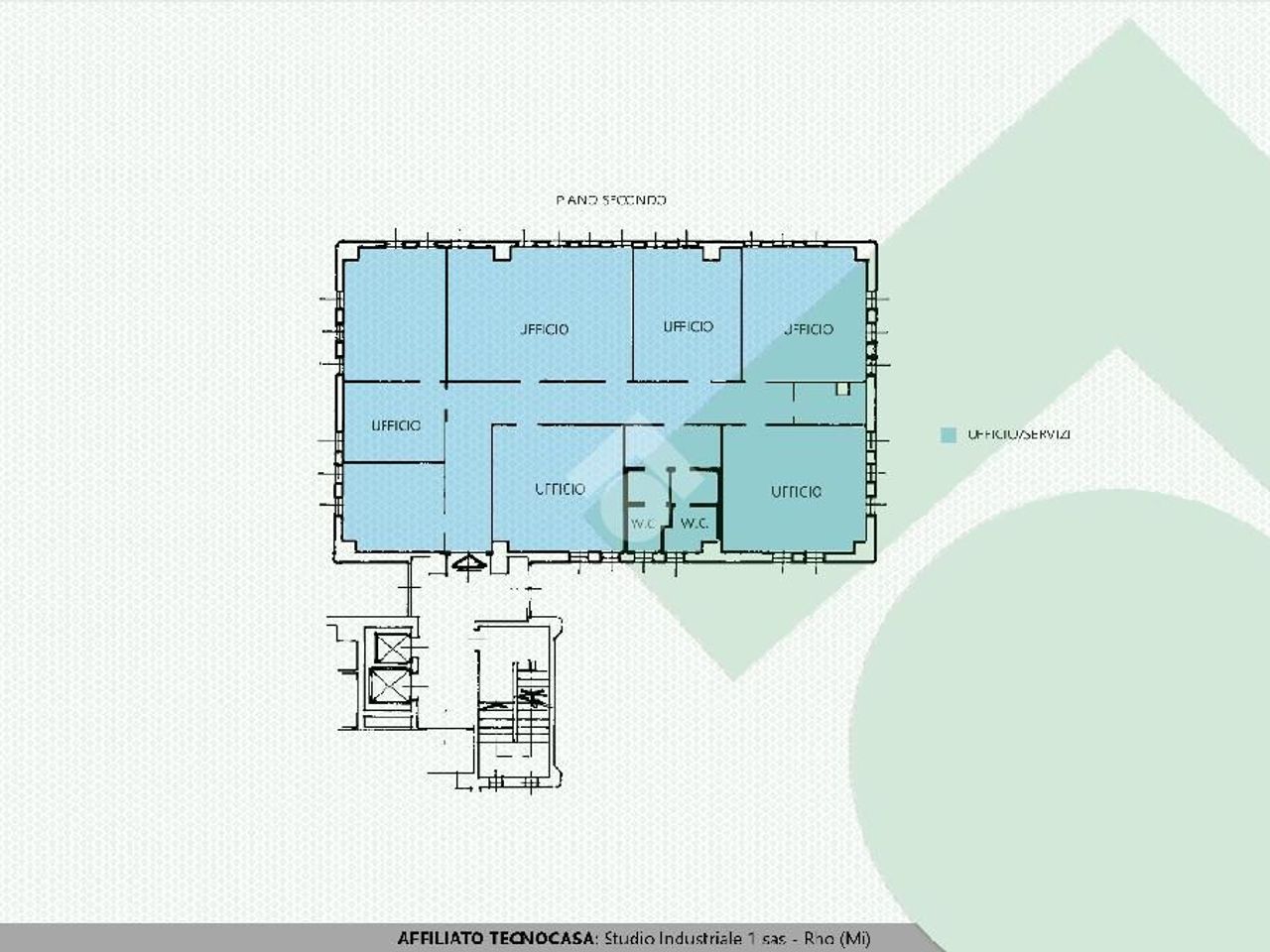 Ufficio in Via Risorgimento 84, Rho, {3} - Planimetria 1