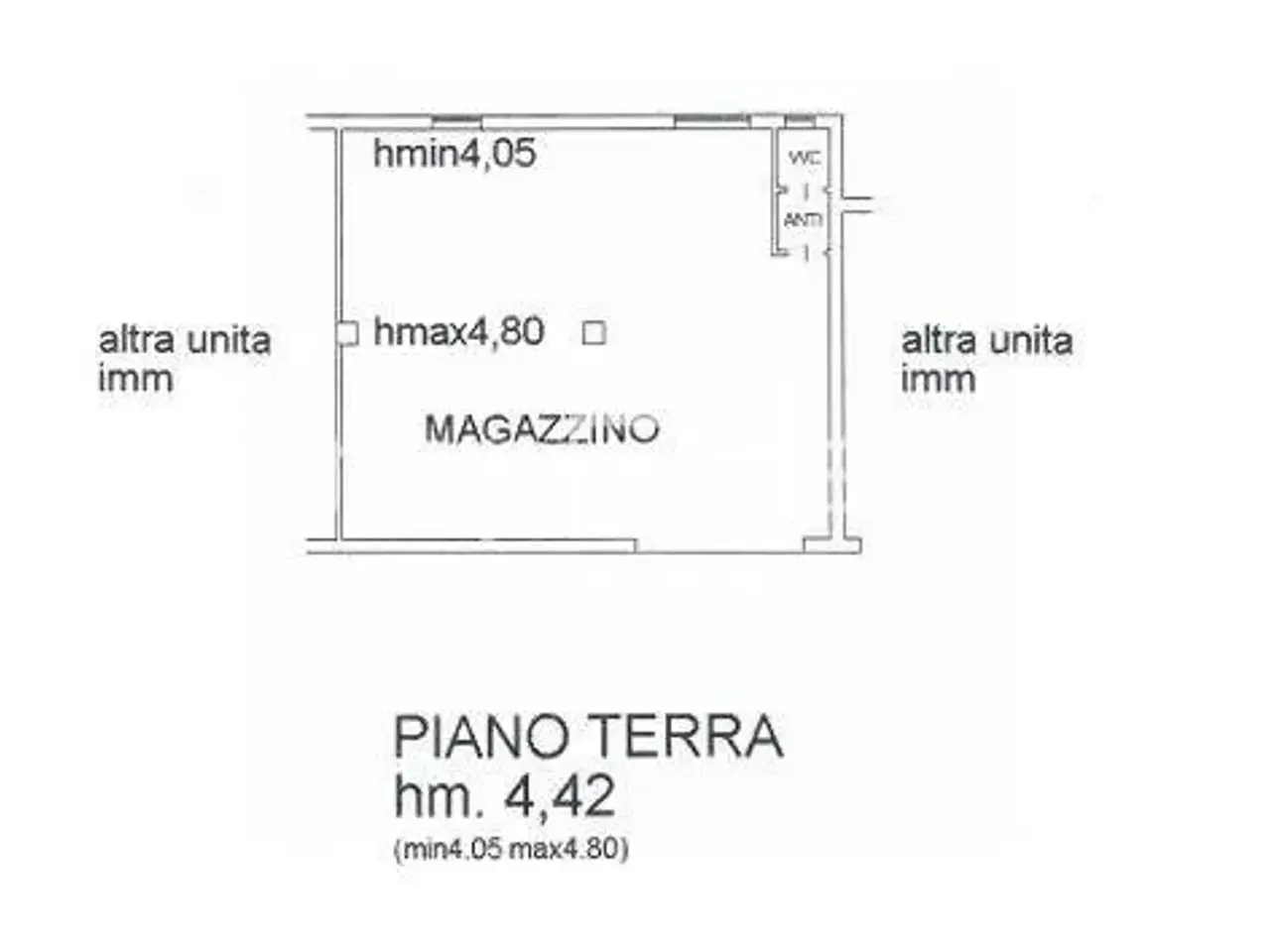 Magazzino in Viale della Resistenza 8, Quarto D'Altino, {3} - Planimetria 1